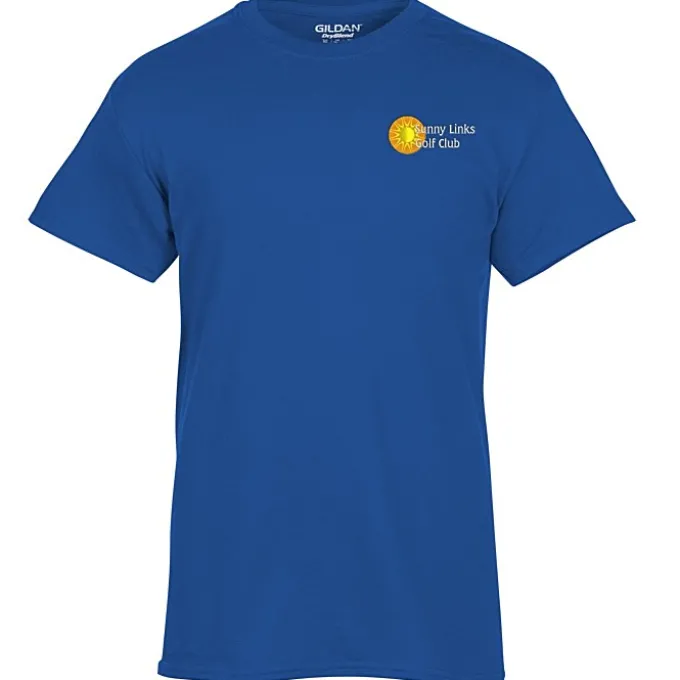 Gildan 5.5-oz DryBlend 50/50 T-Shirt - Embroidered