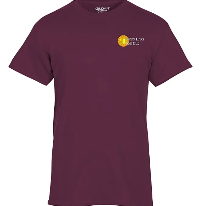 Gildan 5.5-oz DryBlend 50/50 T-Shirt - Embroidered