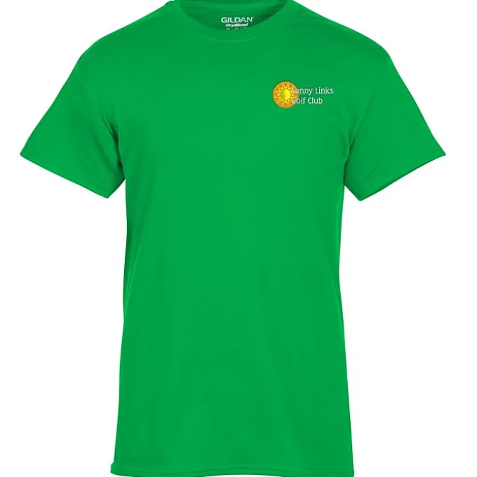 Gildan 5.5-oz DryBlend 50/50 T-Shirt - Embroidered