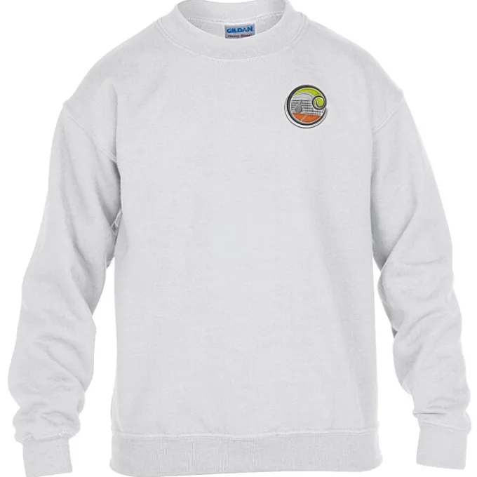 Gildan 8-oz Heavy Blend 50/50 Crew Sweatshirt - Youth - Embroidered