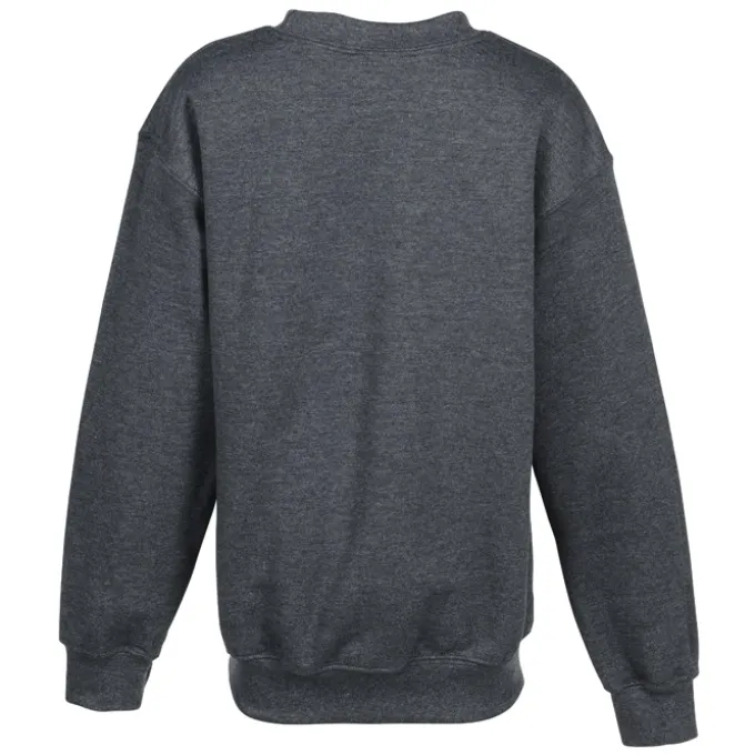 Gildan 8-oz Heavy Blend 50/50 Crew Sweatshirt - Youth - Embroidered