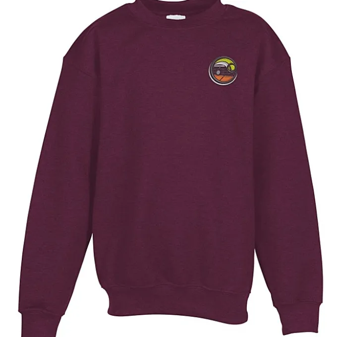 Gildan 8-oz Heavy Blend 50/50 Crew Sweatshirt - Youth - Embroidered