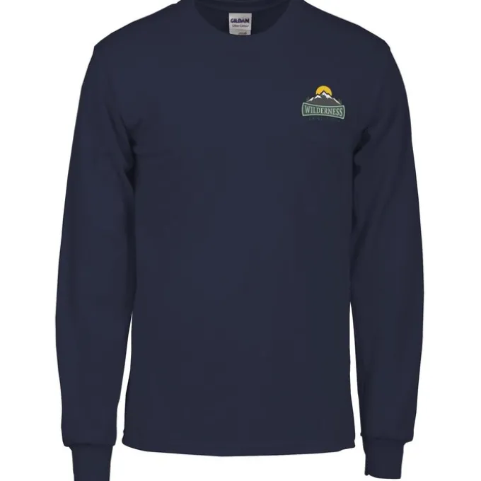 Gildan 6-oz Ultra Cotton LS Pocket T-Shirt - Embroidered