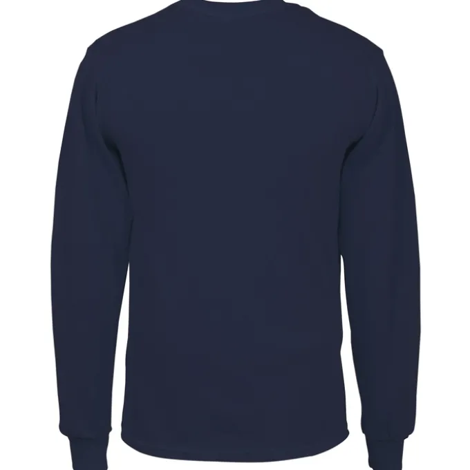 Gildan 6-oz Ultra Cotton LS Pocket T-Shirt - Embroidered