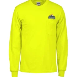 Gildan 6-oz Ultra Cotton LS Pocket T-Shirt - Embroidered