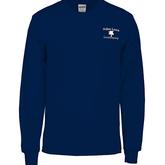 Gildan 6-oz Ultra Cotton LS Pocket T-Shirt - Colors - Screen