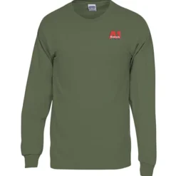 Gildan 6-oz Ultra Cotton LS T-Shirt - Men's - Embroidered
