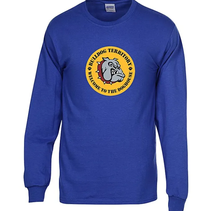 Gildan 6-oz Ultra Cotton LS T-Shirt - Men's - Full Color - Colors