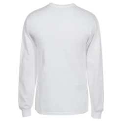 Gildan 6-oz Ultra Cotton LS T-Shirt - Men's - Full Color - White