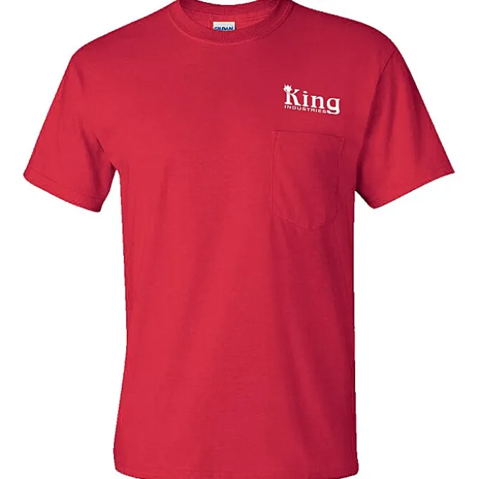 Gildan 6-oz Ultra Cotton Pocket T-Shirt - Screen - Colors