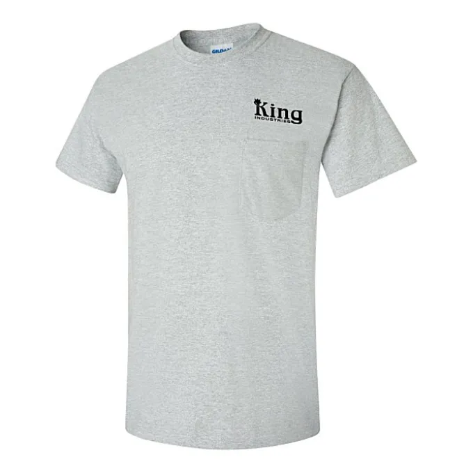 Gildan 6-oz Ultra Cotton Pocket T-Shirt - Screen - Colors