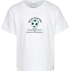 Gildan 6-oz Ultra Cotton T-Shirt - Youth - Screen - White
