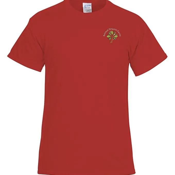 Gildan 6-oz Ultra Cotton T-Shirt - Men's - Embroidered