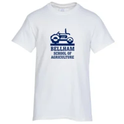 Gildan 6-oz Ultra Cotton T-Shirt - Men's - Screen - White - 24 hr