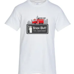Gildan 6-oz Ultra Cotton T-Shirt - Men's - Full Color - White