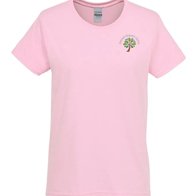 Gildan 6-oz Ultra Cotton T-Shirt - Ladies' - Embroidered