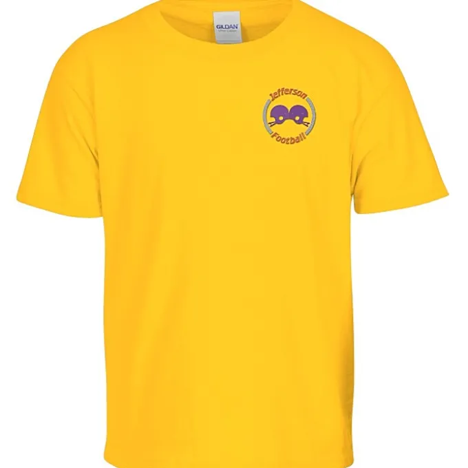 Gildan 6-oz Ultra Cotton T-Shirt - Youth - Embroidered