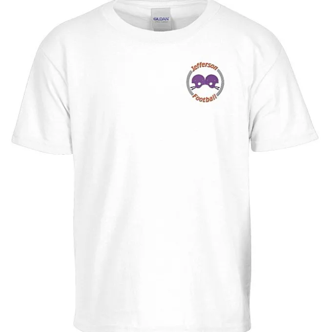 Gildan 6-oz Ultra Cotton T-Shirt - Youth - Embroidered