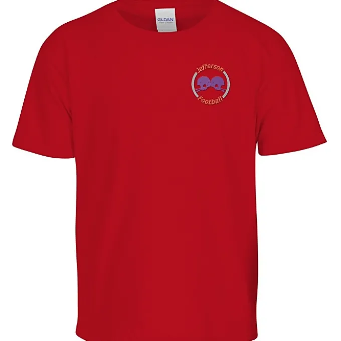 Gildan 6-oz Ultra Cotton T-Shirt - Youth - Embroidered