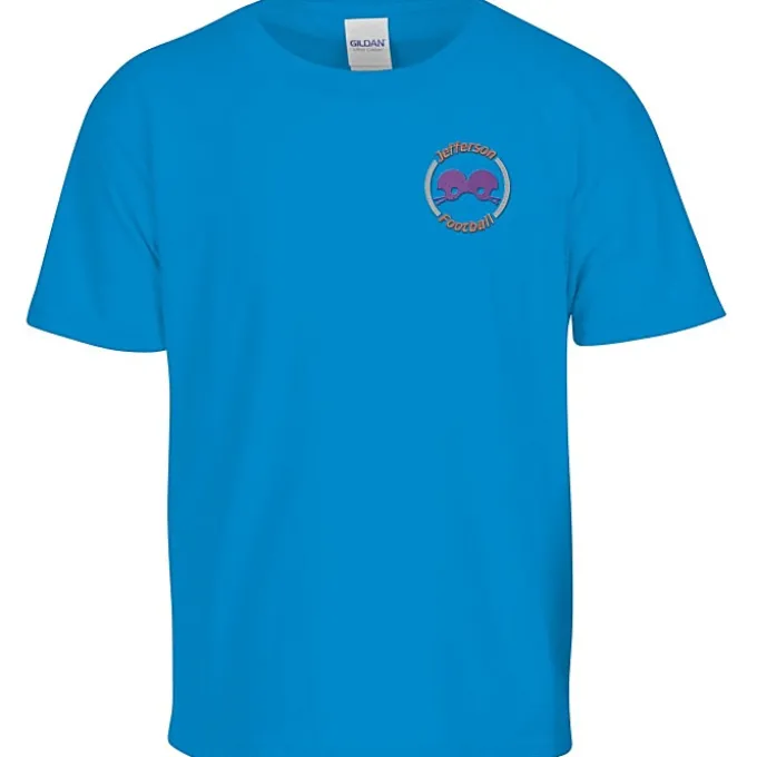 Gildan 6-oz Ultra Cotton T-Shirt - Youth - Embroidered
