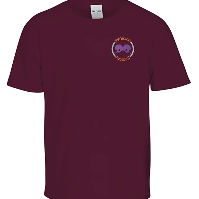 Gildan 6-oz Ultra Cotton T-Shirt - Youth - Embroidered