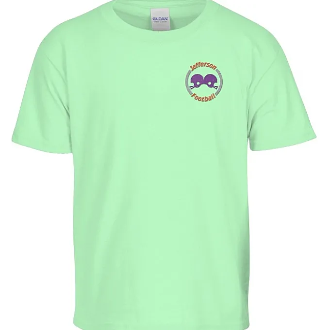 Gildan 6-oz Ultra Cotton T-Shirt - Youth - Embroidered