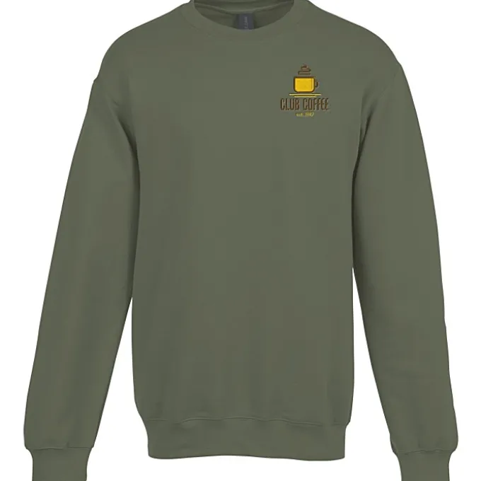 Gildan Softstyle Fleece Crew Sweatshirt - Embroidered