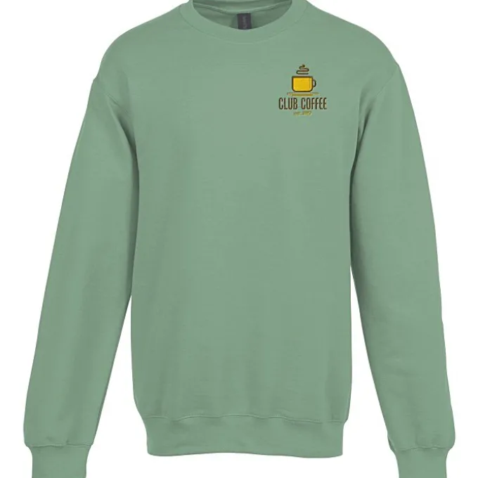Gildan Softstyle Fleece Crew Sweatshirt - Embroidered