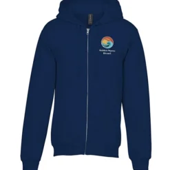 Gildan Softstyle Fleece Full-Zip Hoodie - Embroidered