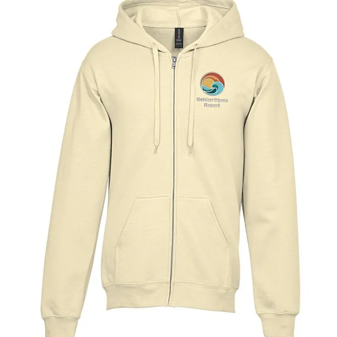 Gildan Softstyle Fleece Full-Zip Hoodie - Embroidered