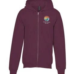 Gildan Softstyle Fleece Full-Zip Hoodie - Embroidered