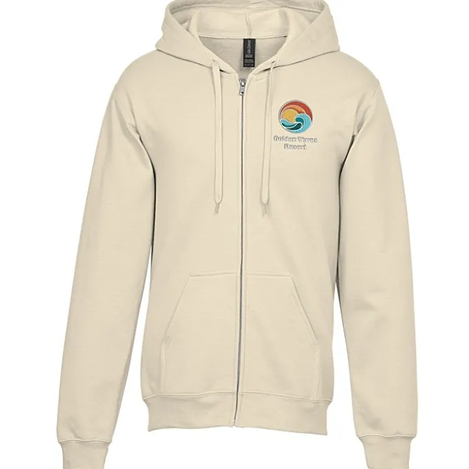Gildan Softstyle Fleece Full-Zip Hoodie - Embroidered