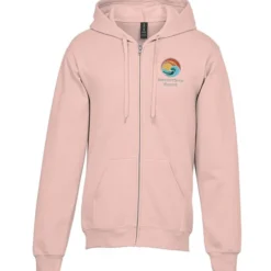 Gildan Softstyle Fleece Full-Zip Hoodie - Embroidered