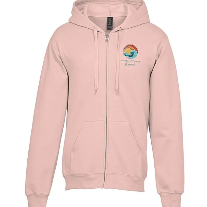 Gildan Softstyle Fleece Full-Zip Hoodie - Embroidered
