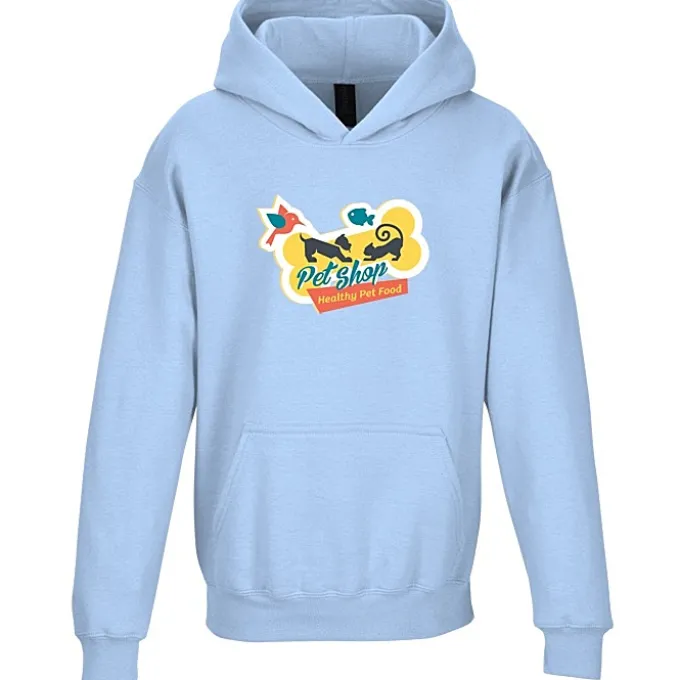 Gildan Softstyle Fleece Hoodie - Youth - Full Color