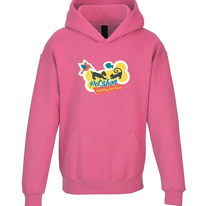 Gildan Softstyle Fleece Hoodie - Youth - Full Color