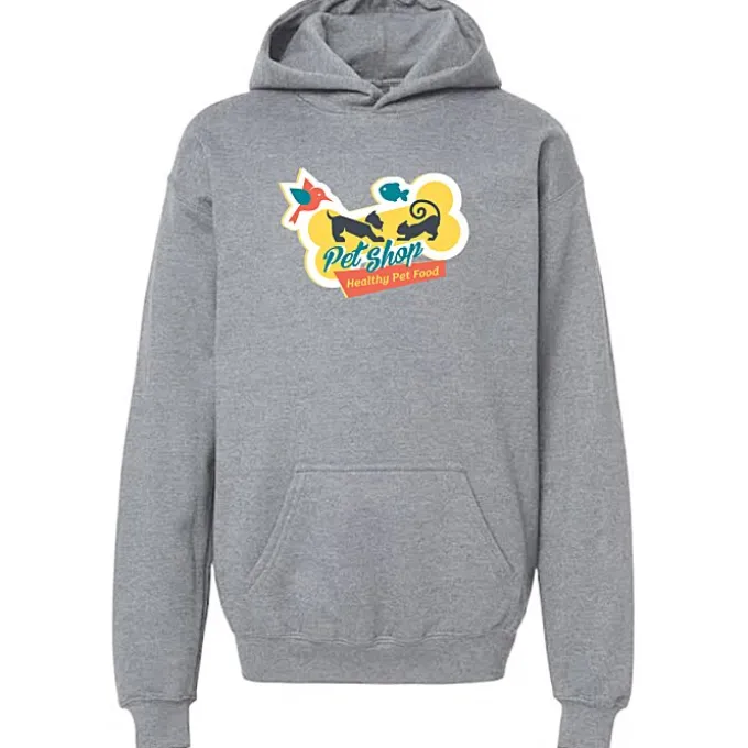 Gildan Softstyle Fleece Hoodie - Youth - Full Color