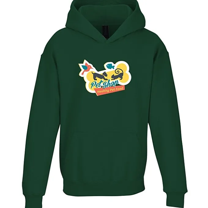 Gildan Softstyle Fleece Hoodie - Youth - Full Color