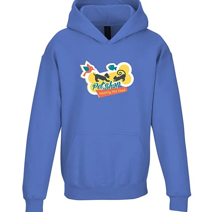 Gildan Softstyle Fleece Hoodie - Youth - Full Color