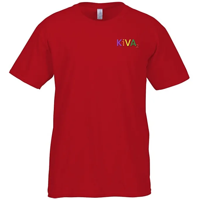 Gildan Softstyle T-Shirt - Men's - Embroidered