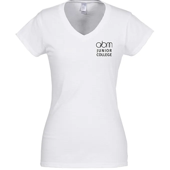 Gildan Softstyle V-Neck T-Shirt - Ladies' - Screen