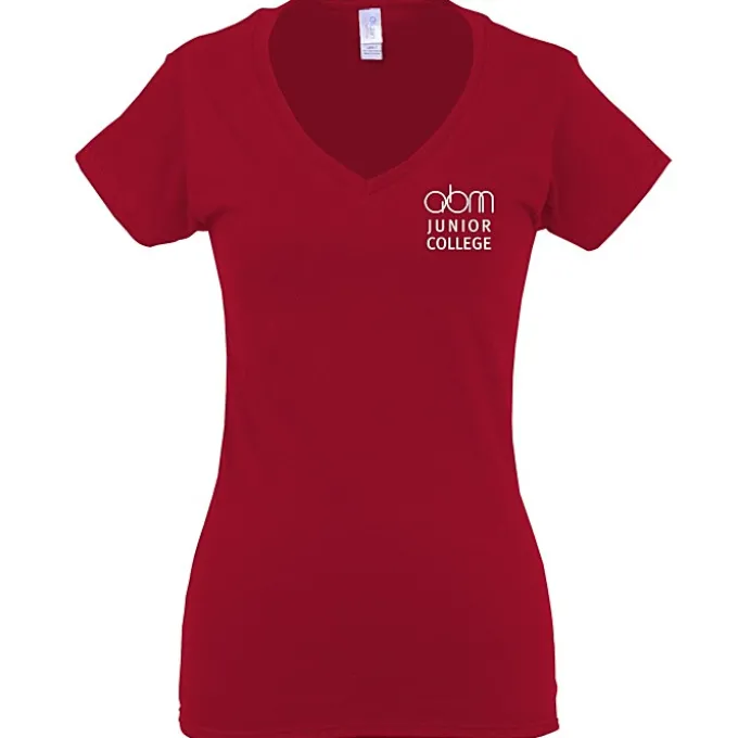 Gildan Softstyle V-Neck T-Shirt - Ladies' - Screen