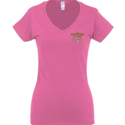 Gildan Softstyle V-Neck T-Shirt - Ladies' - Embroidered