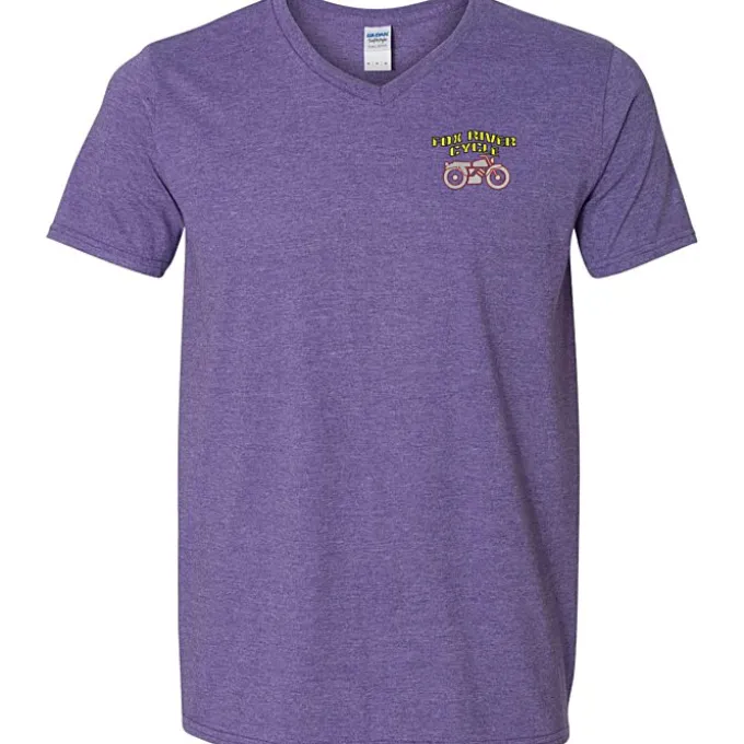 Gildan Softstyle V-Neck T-Shirt - Men's - Embroidered
