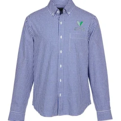 Gingham Broadcloth Easy Care Shirt - Men's