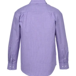 Gingham Check Wrinkle Resistant Untucked Shirt - Men's