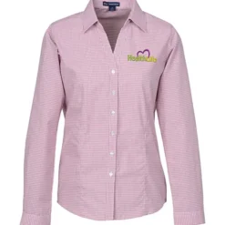 Gingham Check Wrinkle Resistant Shirt - Ladies'