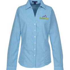 Gingham Check Wrinkle Resistant Shirt - Ladies'