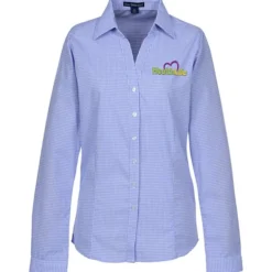 Gingham Check Wrinkle Resistant Shirt - Ladies'