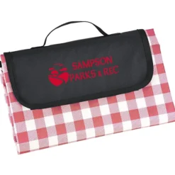 Gingham Fold Up Picnic Blanket